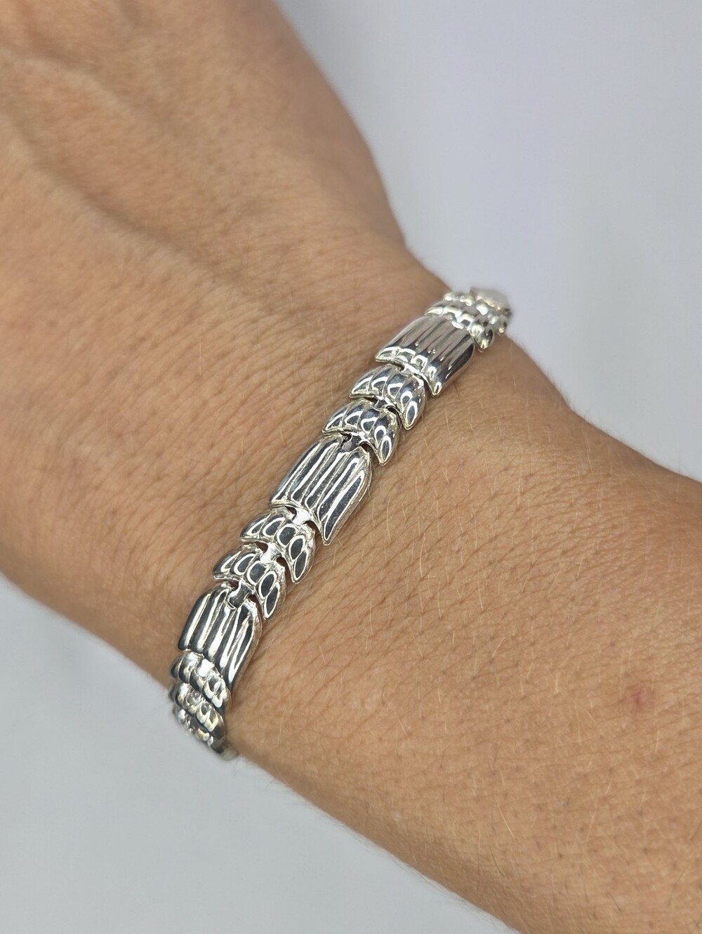 Sterling Silver Link Bracelet - Silver Women's Jewelry